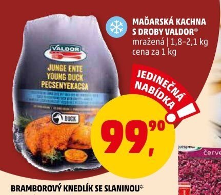 Maďarská kachna s droby Valdor