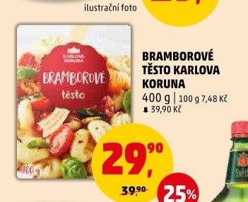 Bramborové těsto Karlova Koruna