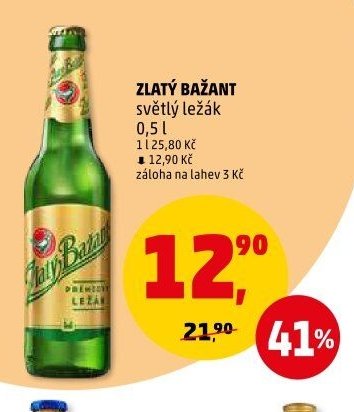ZLATÝ BAŽANT světlý ležák