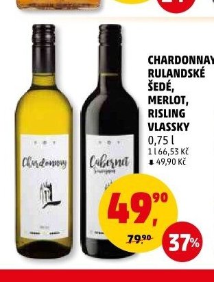 CHARDONNAY, RULANDSKÉ ŠEDÉ, MERLOT, RISLING VLASSKY