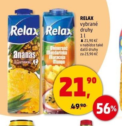 RELAX různé druhy