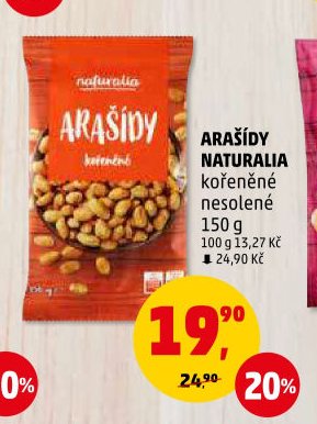 ARAŠÍDY NATURALIA kořeněné