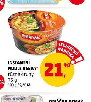 INSTANTNÍ NUDLE REEVA