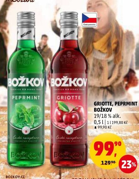BOŽKOV (GRIOTTE, PEPRMINT)