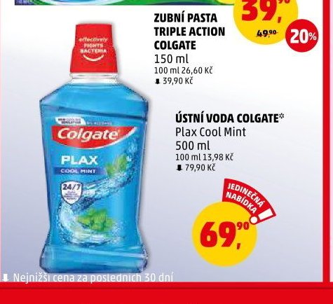 Ústní voda Colgate Plax Cool Mint
