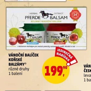 Vánoční balíček koňské balzámy*