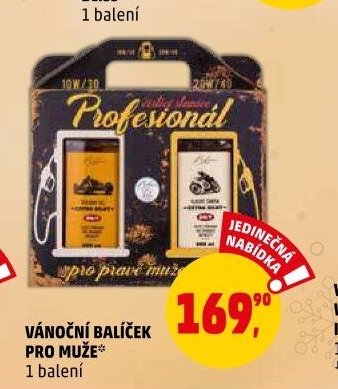 Vánoční balíček pro muže*