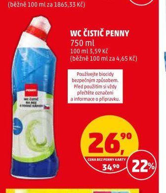 WC ČISTIČ PENNY