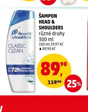 ŠAMPON HEAD & SHOULDERS různé druhy