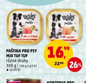 PAŠTIKA PRO PSY MIX TUF TUF různé druhy