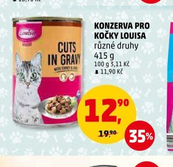 KONZERVA PRO KOČKY LOUISA různé druhy