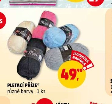 PLETACÍ PŘÍZE různé barvy