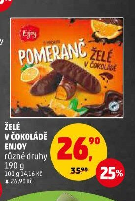 ŽELÉ V ČOKOLÁDĚ ENJOY