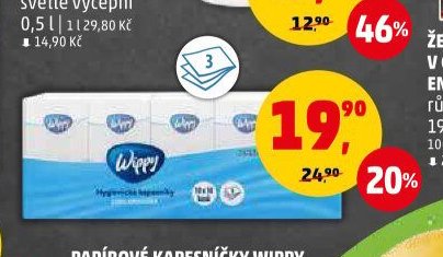 PAPÍROVÉ KAPESNÍČKY WIPPY