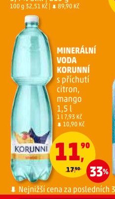 MINERÁLNÍ VODA KORUNNÍ