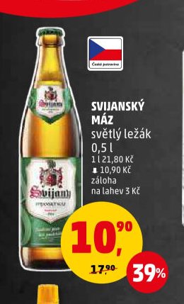 Svijanský Máz světlý ležák