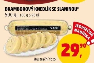 Knedlík bramborový V-tek