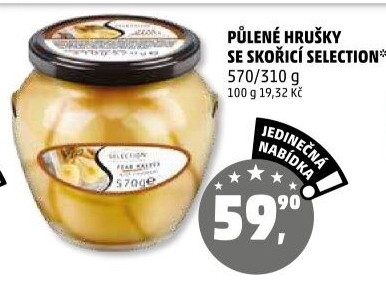 Kompot hrušky Selection