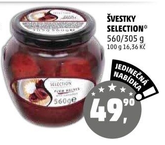 Kompot švestky Selection