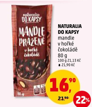 Mandle v čokoládě Naturalia