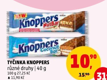 Oplatky Knoppers NutBar Storck