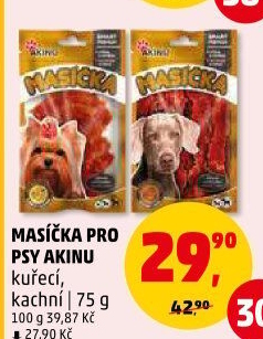 Pamlsky pro psy Masíčka Akinu