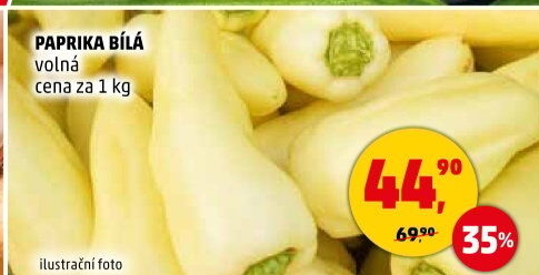 Paprika bílá