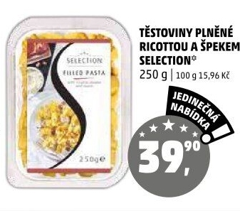 Plněné těstoviny Selection