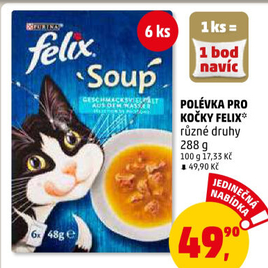 Polévka pro kočky Felix Purina