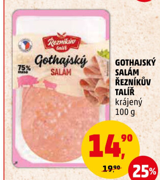 Salám Gothaj Řezníkův talíř