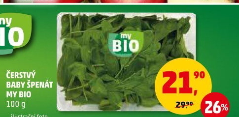 Špenát baby My BIO