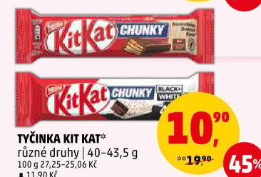 Tyčinka Kit Kat Nestlé