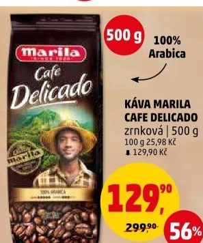 Zrnková káva Delicado Marila