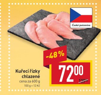 Kuřecí řízky chlazené