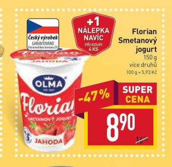 Florian Smetanový jogurt