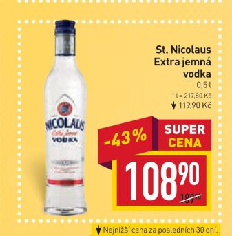 St. Nicolaus Extra jemná vodka