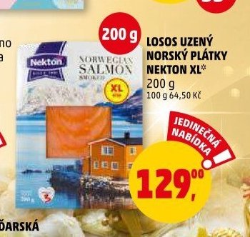 LOSOS UZENÝ NORSKÝ PLÁTKY NEKTON XL