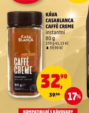 Káva Casablanca Caffé Creme instantní