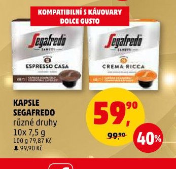 Kapsle Segafredo
