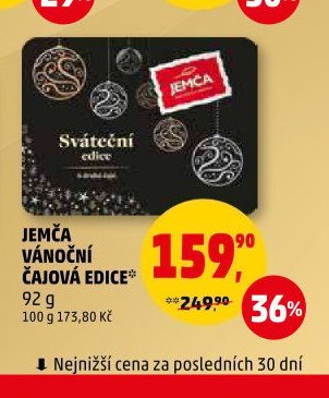 Jemča vánoční čajová edice