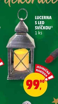 LUCERNA S LED SVÍČKOU