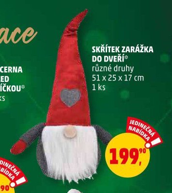 SKŘÍTEK ZARÁŽKA DO DVEŘÍ