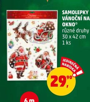 SAMOLEPKY VÁNOČNÍ NA OKNO