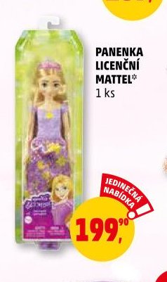 Panenka licenční Mattel
