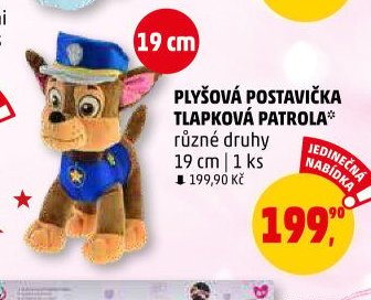 Plyšová postavička Tlapková patrola