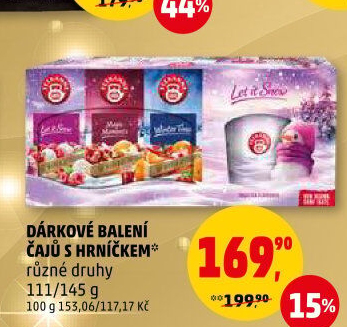 Čaje Teekanne - dárková sada