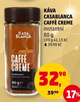 Instantní káva Caffé Creme Casablanca