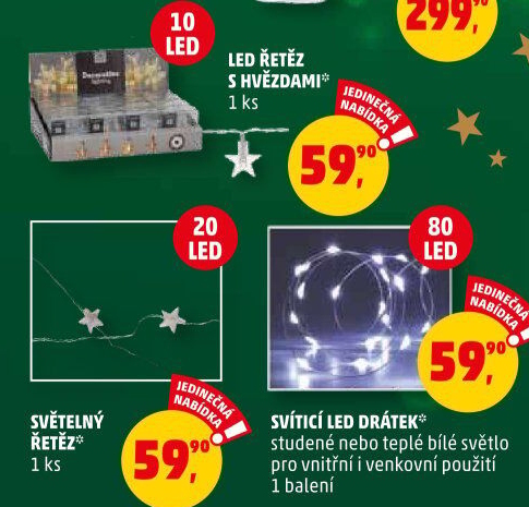 LED světelný řetěz