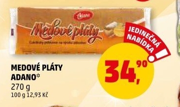 Pláty medové Adano