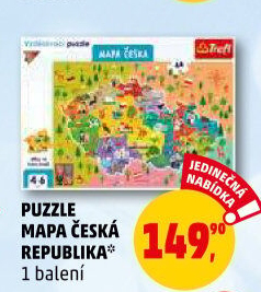 Puzzle Mapa Trefl